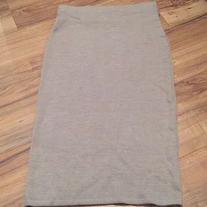 Forever 21 Grey Pencil Skirt